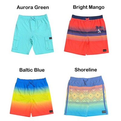 Hurley Boys Relaxed Fit Easy Pull-On Quick Drying Swim Short