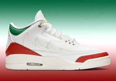 Nike Air Jordan 3 Retro El Vuelo Summit White Men's Sports Sneaker