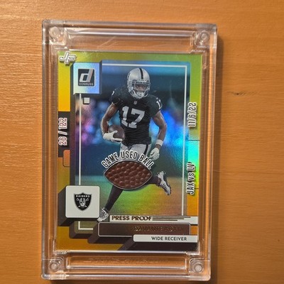 Jersey Fusion Davante Adams Raiders Game Dated Ball Stars Press Proof 56/128