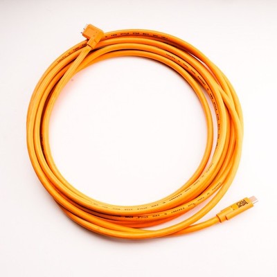 Tether Tools TetherPro USB-C to 3.0 Micro-B Right Angle 4,6m Orange Cable