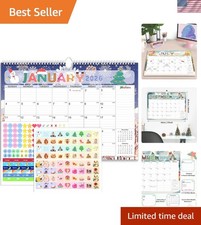 Calendar 2026, Anti Ink Bleed, Durable Thick Paper, Ample Writing Space, Wall...
