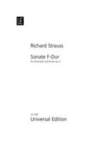 Sonate | Op. 6. Violoncello Und Klavier. Partitur. | Richard Strauss | Buch