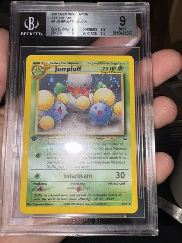 Jumpluff (1st Edition) graded BGS 9 for sale on eBay