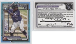2024 Bowman Prospects Sky Blue Border /499 Robert Calaz #BP-131