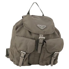 Zaino PRADA nylon grigio argento originale bs30075