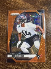 KAMARI LASSITER ROOKIE TEXANS 2024 PANINI PRIZM FOOTBALL ORANGE LASER