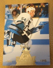 ROOKIE 1995 JEFF FRIESEN ICE HOCKEY PINNACLE TRADING CARD