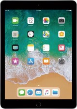 Apple iPad 5th Generation, 32GB, WIFI Unlocked All Carriers - Space Gray