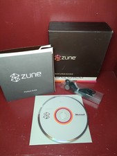 Vintage Microsoft Zune BOX Headphones ONLY 30GB Black BOX ONLY NO ZUNE DEVICE