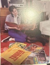 tower records SEXY WOMAN VINTAGE POSTCARD
