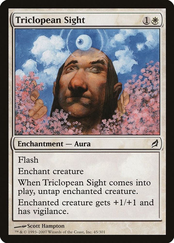 2007 Magic: The Gathering: Lorwyn - Triclopean Sight (#45, C, Lightly Played)