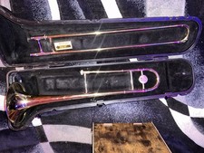 Vintage 1970s Bach TB300/TB301 Student Trombone with Hard Case. Made in USA.