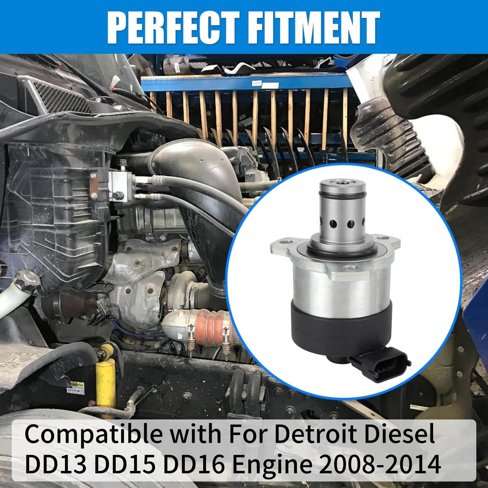 New Fuel Pump Control Valve A0000900069 for Freightliner Cascadia 2008-2014 thumbnail 17