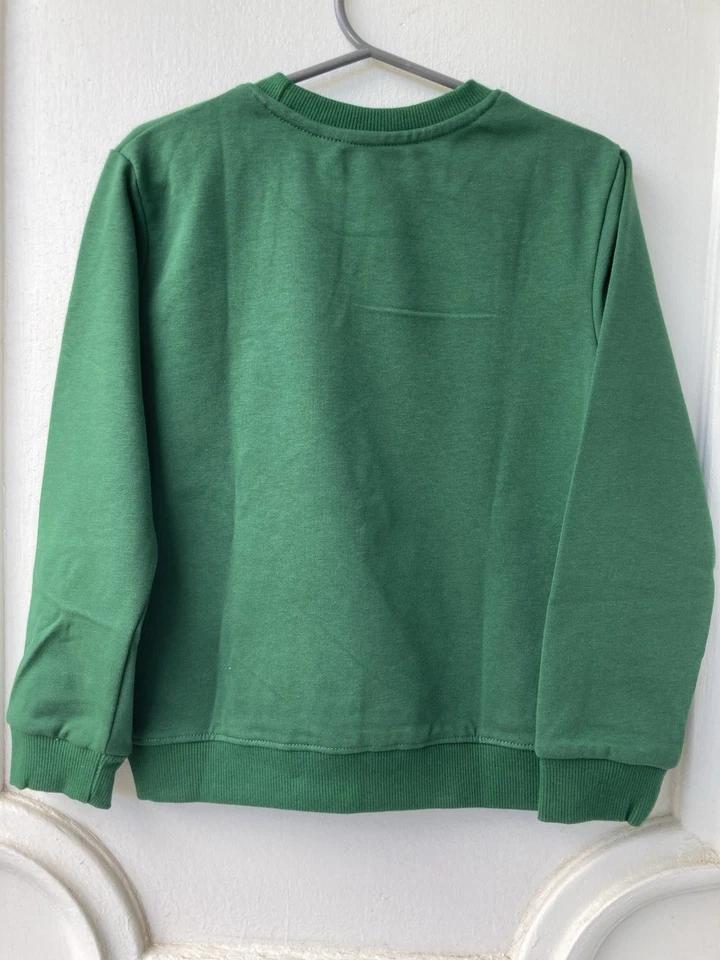NUEVA Sudadera Niña - Verde Oscuro - Cebra - Inspirada en Mini Boden Talla 5 Foto 2 de 4