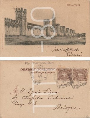 MONTAGNANA - MURA DI CINTA (PADOVA) 1900