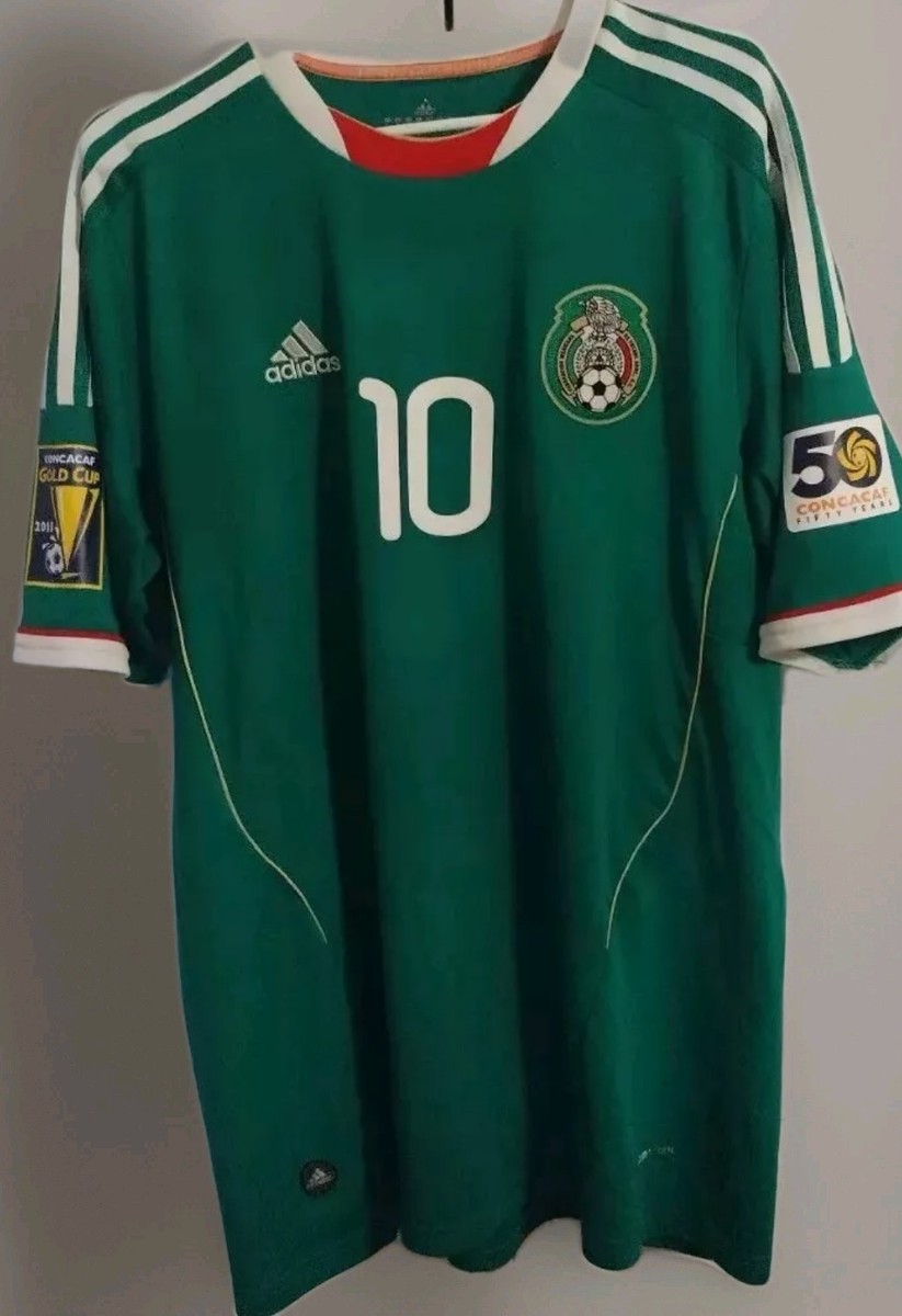 ADIDAS MEXICO RARE GOLD CUP Giovanni Dos Santos SOCCER JERSEY XL - Main Image