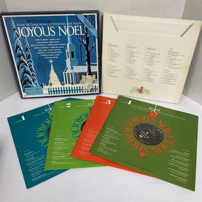 READER'S DIGEST JOYOUS NOEL 4 LP BOXSET VINYL RECORD VARIOUS COMPILATION MINT!