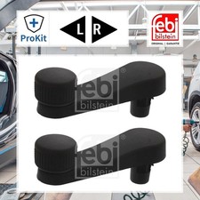 2x ORIGINAL® Febi Bilstein Fensterkurbel Links, Rechts für VW PASSAT B3/B4
