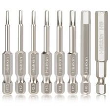 8 Pcs Hex Allen Key Bit Set S2 Steel Magnetic Allen Wrench Drill Bit Set Metric