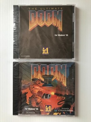 ULTIMATE DOOM (Windows 95) and DOOM II (Windows 95)  STILL SEALED!! BRAND NEW!!