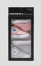 Converse Chuck Taylor All Star Infant Baby Booties Girls Pink Newborn 2 Pack