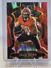 2025 Panini Select Chase Brown #59 Black & Red Prizm Shock Cincinnati Bengals