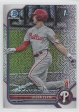2022 Bowman Chrome Prospects Mega Box Mojo Refractor Logan Cerny #BCP-120 kr0