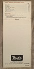 May 16, 1969 Fender Guitars Original Price List Brochure Pamphlet Not A Reprint — photo 4