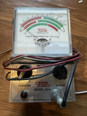 Vintage EICO MODEL 944 FLYBACK TRANSFORMER and YOKE TESTER Early 1970's 