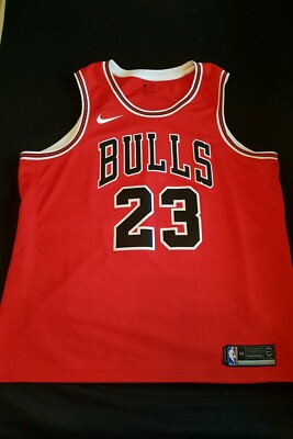 Michael Jordan Nike Icon Swingman Jersey Trikot Rot NBA XXL Weltweit Ausverkauft
