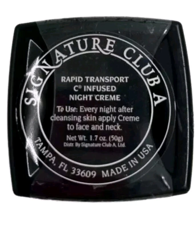 Crema de noche con infusión Signature Club A de Adrienne Rapid Transport C 1,7 oz.-NUEVA Foto 3 de 3