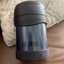 thermos Vacuum food jar 10 oz Blue Used