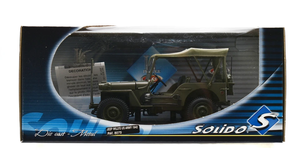 Solido Jeep Willys US Army 1942 Ref 8075 Metal 1:18e - Image 2 of 4