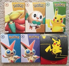 2021 2022 McDONALD'S Happy Meal Pokemon Match Battle Cards lot of 6 boxes/packs