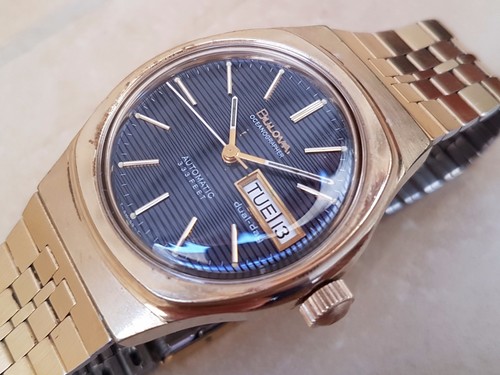 BULOVA DUAL DAY OCEANOGRAPHER 333 FEET AUTOMATIC MENS WATCH - Picture 9 of 11