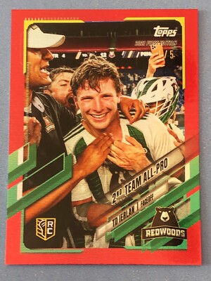 TD Ierlan RC  All-Pro 1/5  Red Parallel 2021 Topps Premier Lacrosse League PLL