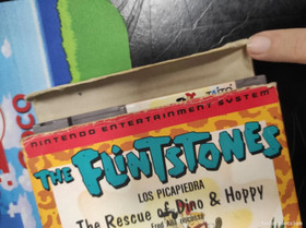 The flintstones rescue of dino hoppy Picapiedra los - Nintendo NES - Caja y cart