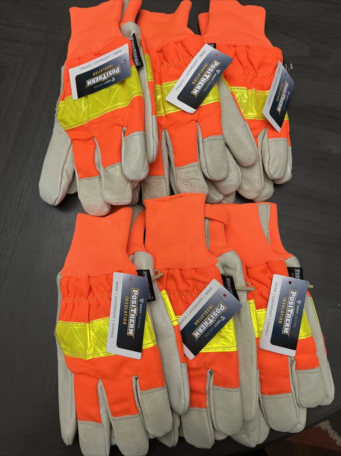 HVO1555 High-Visibility Pigskin Leather Posi-therm Insulated Gloves Large Qty 6
Opens in a new windo