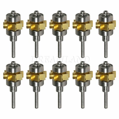 10x Dental Turbine Cartridge Rotor Fit colorful high Fast speed handpiece 2/4H
