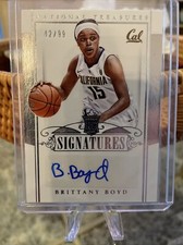 Brittany Boyd AUTO 2015 National Treasures RC Signatures /99 Cal Golden Bears