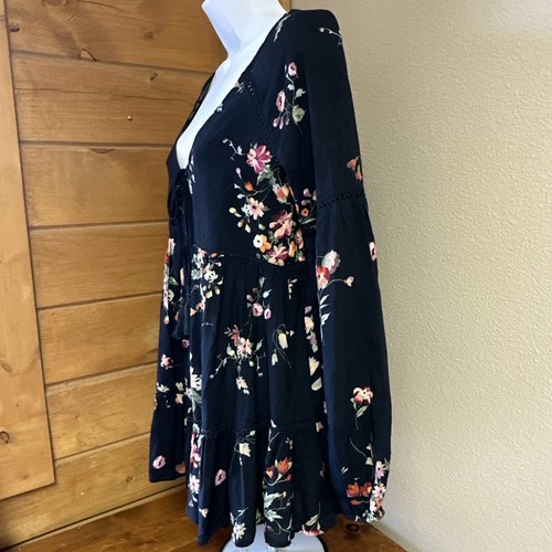 Jade JOHNNY WAS Pia Peasant Top Blouse Fairy Balloon Sleeves Boho Cottage XS - Picture 7 of 14