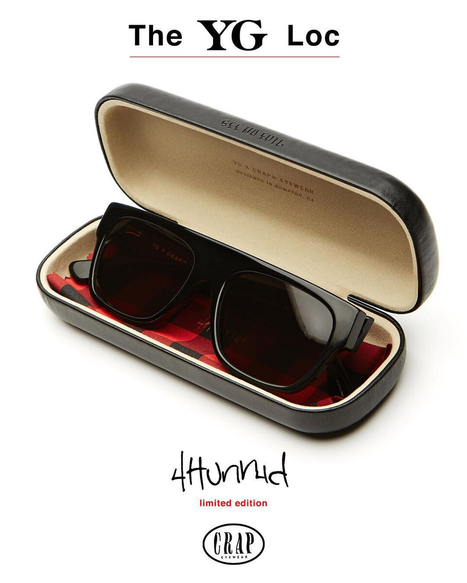 YG 4Hunnid x Crap Eyewear The Loc Sunglasses OG 90s Gangster YG 4Hunnid x Crap Eyewear The Loc Sunglasses OG 90s Gangster