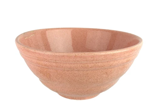 Vintage Pink Speckled Pfaltzgraff 8" Beehive Nesting Mixing Bowl Ovenproof USA