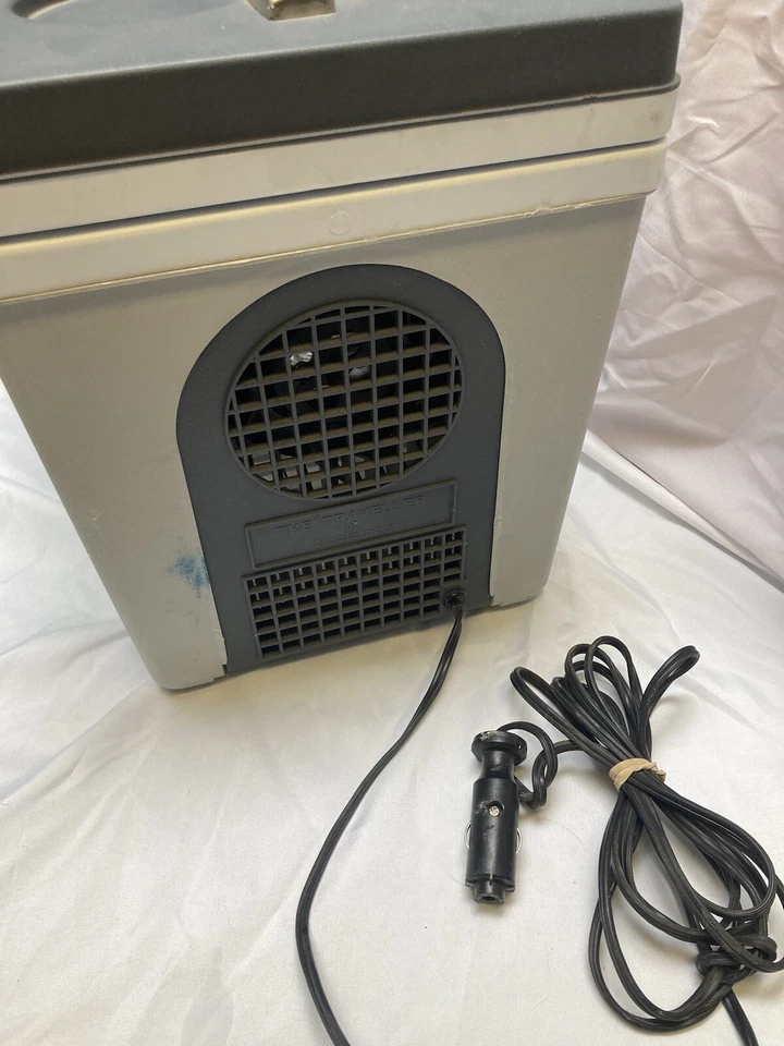 Koolatron Vintage Traveler con adaptador de CA y manual original - probado/funciona Foto 2 de 4