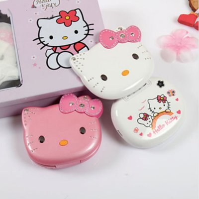 Entsperrt Hello Kitty K688 Flip Schöne kleine Mini Handys für