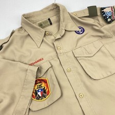 BOY SCOUTS Of America Shirt Mens XL VENTED Uniform BSA Microfiber Scout