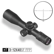 New Discovery HT 3-12X40SF FFP Compact Hunting Optical Mount Glass Etched
