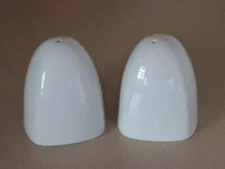 Pier 1 Luminous White Salt & Pepper Shakers Porcelain FREE SHIP