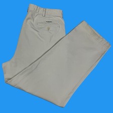 Vintage Polo Ralph Lauren Andrew Pants Men 36x29 Straight Beige Pleated Chino