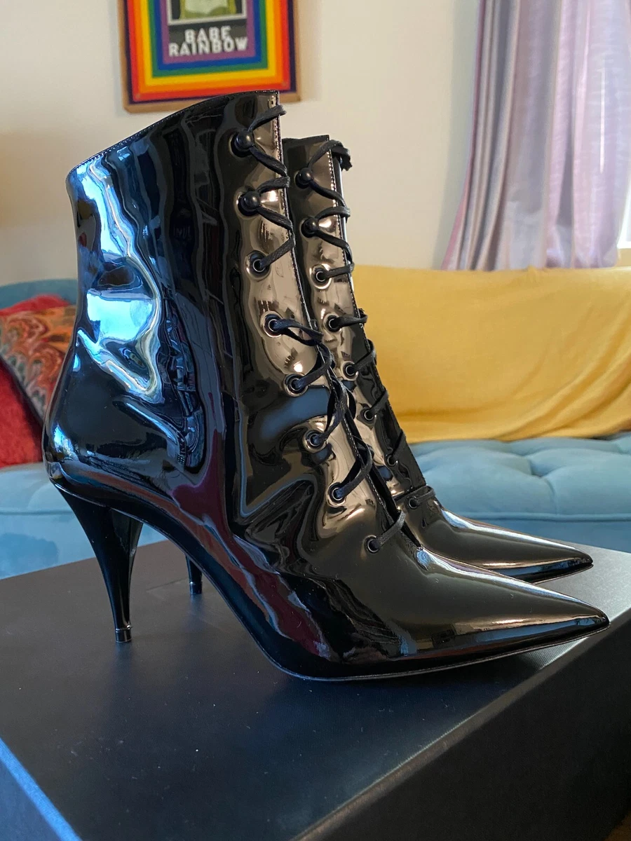 Saint Laurent Lace Up Boots for Women for sale | eBay